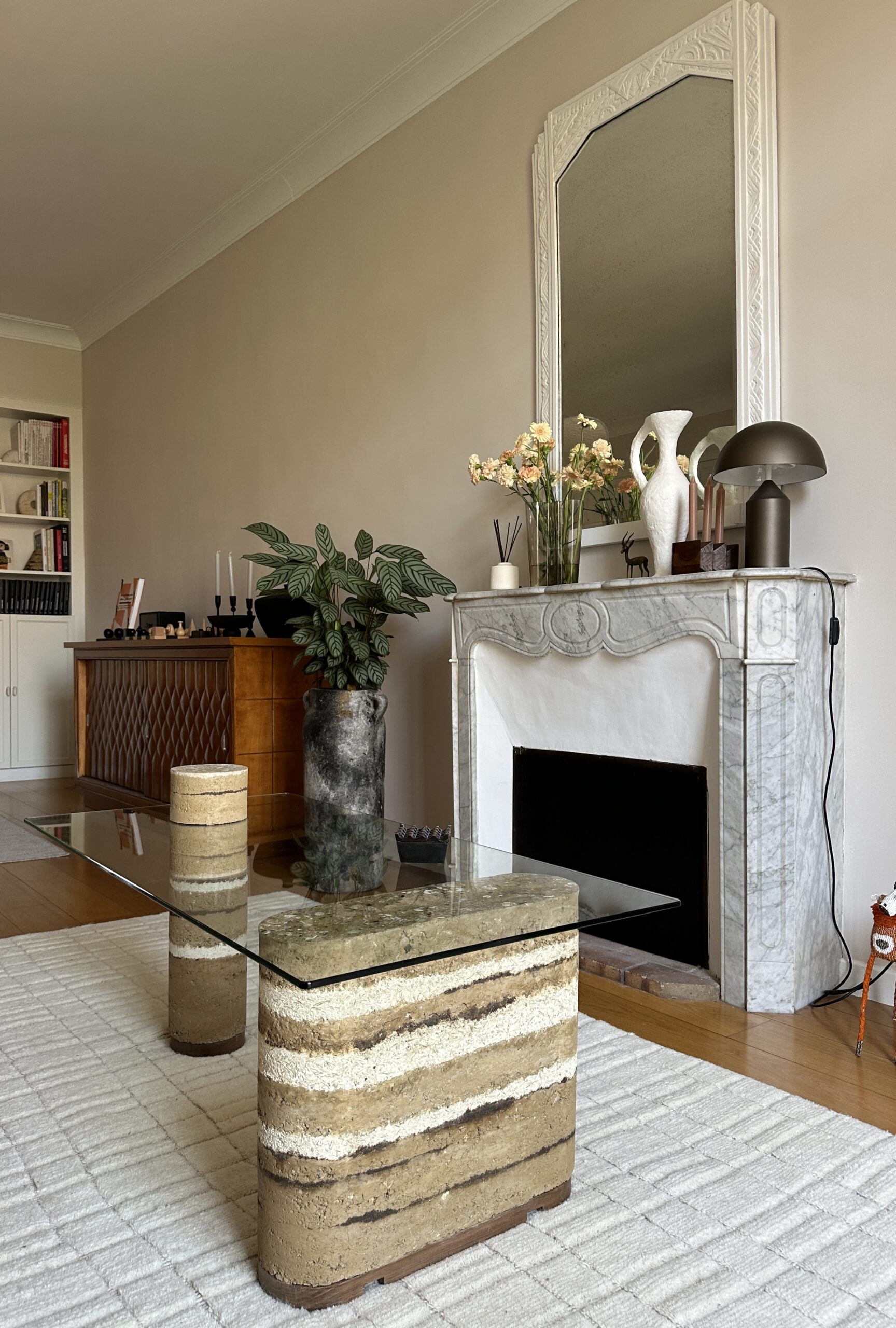 Marbled table – coffee table